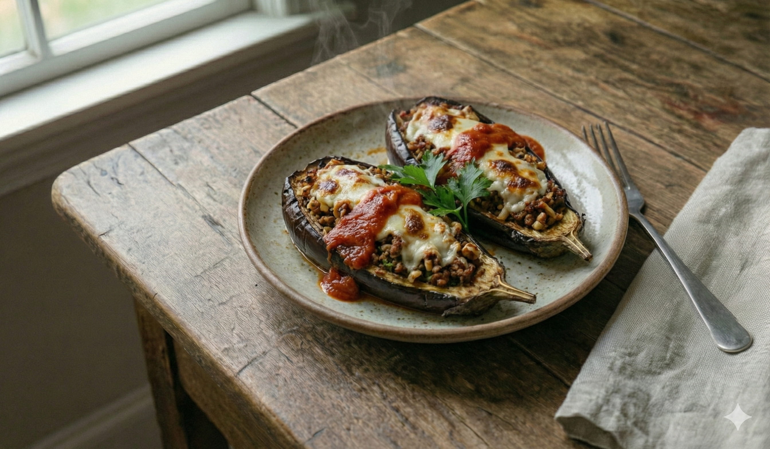 بادمجان شکم‌پر